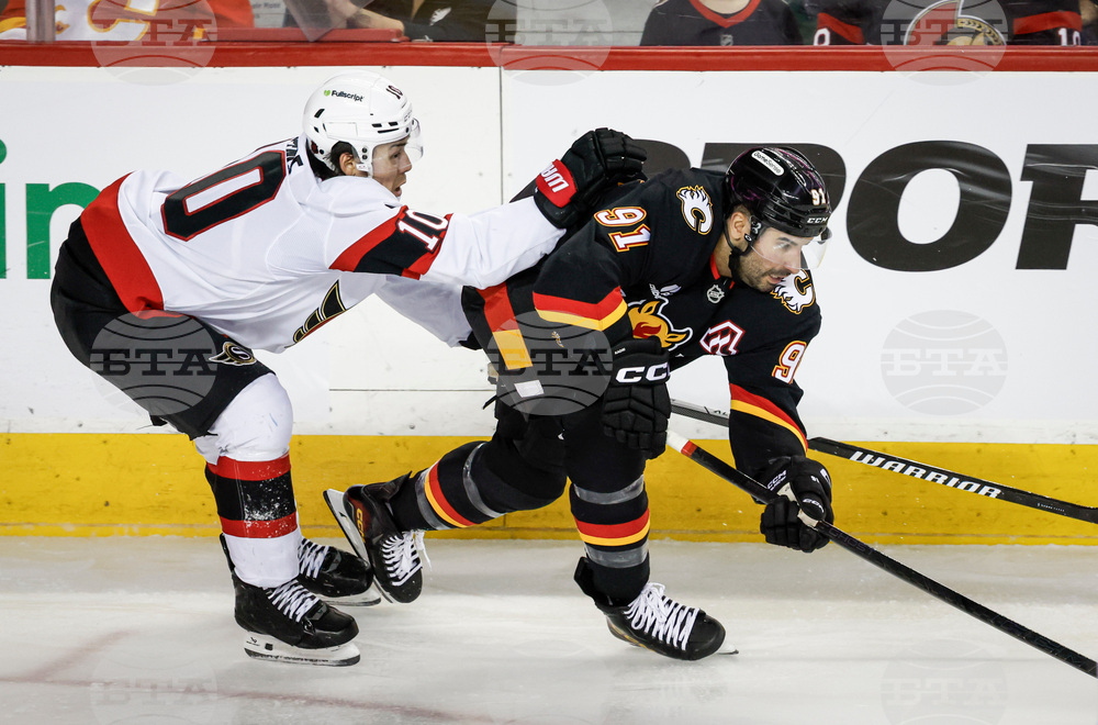 Senators Flames Hockey