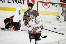 Senators Flames Hockey