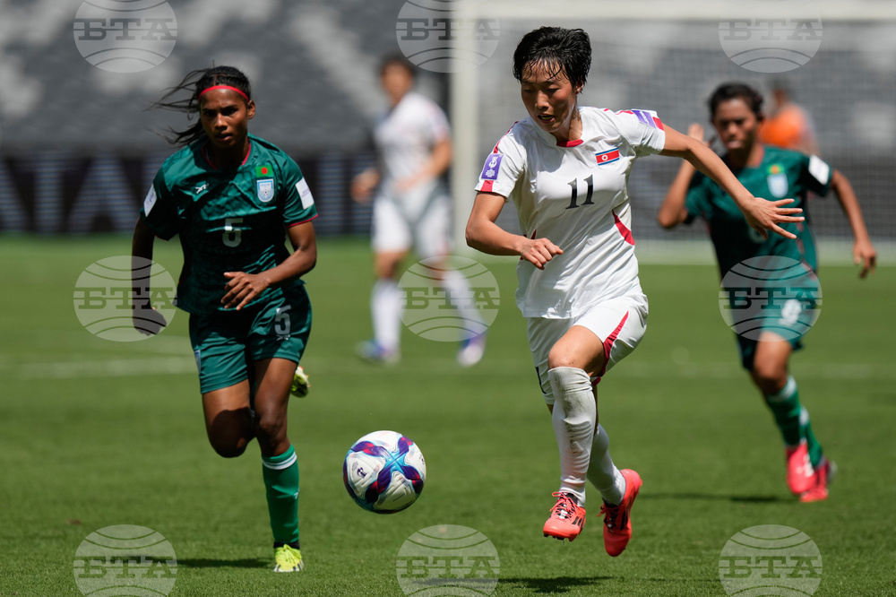Women's Asian Cup Soccer North Korea Bangladesh