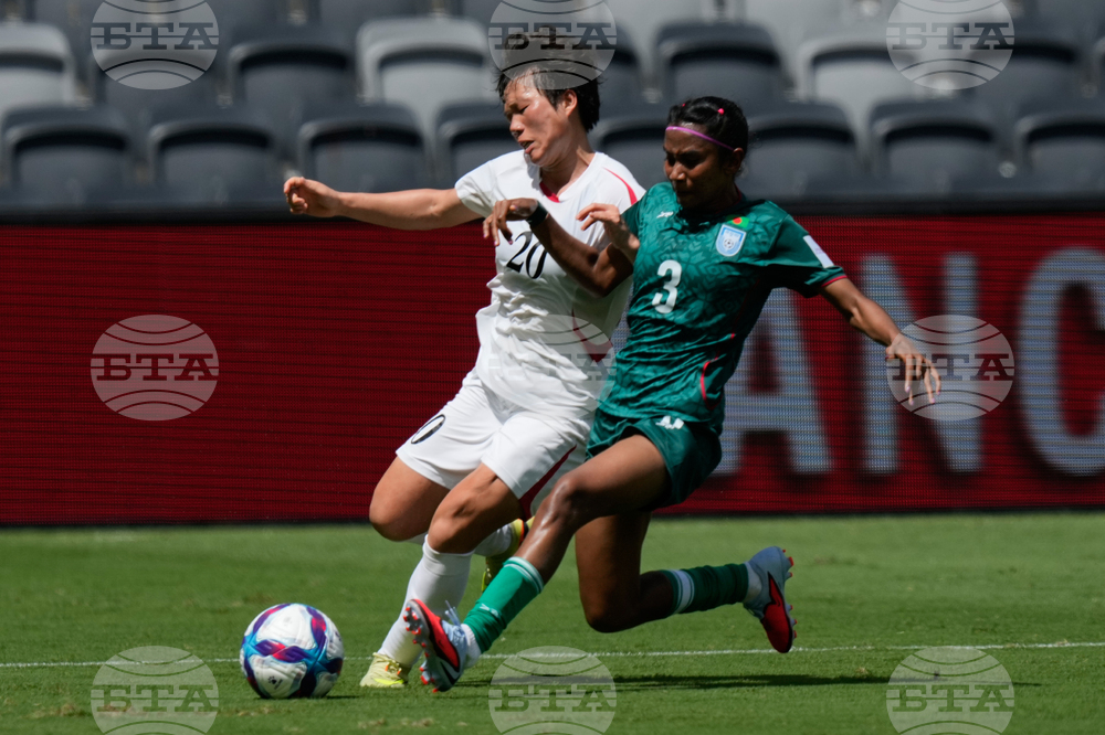 Women's Asian Cup Soccer North Korea Bangladesh