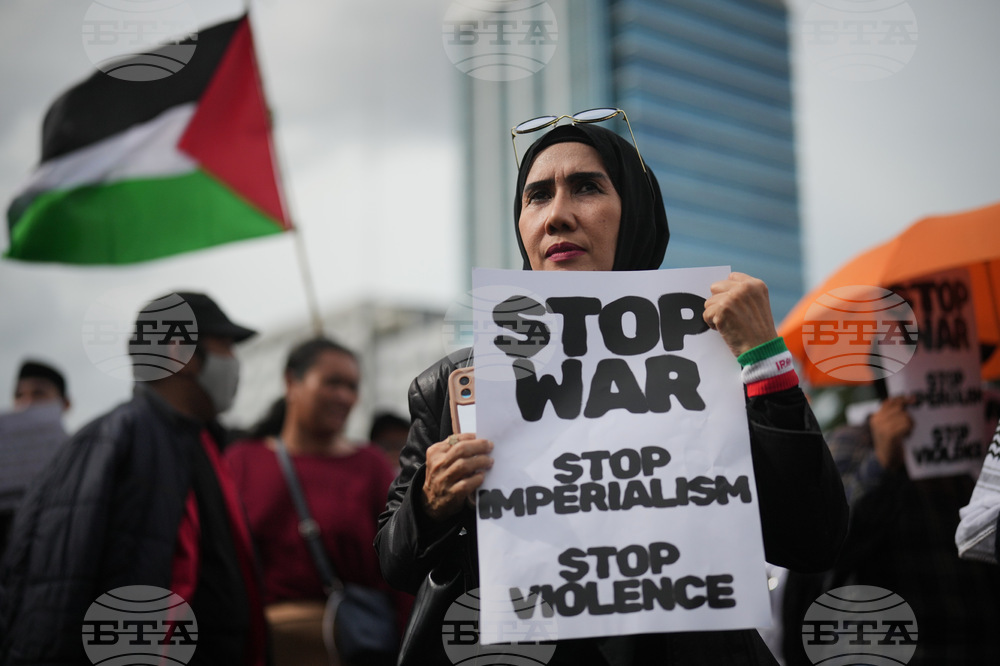 Indonesia Board of Peace Protest