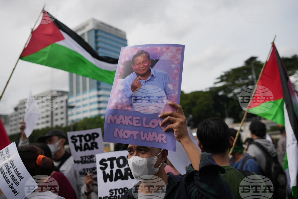 Indonesia Board of Peace Protest