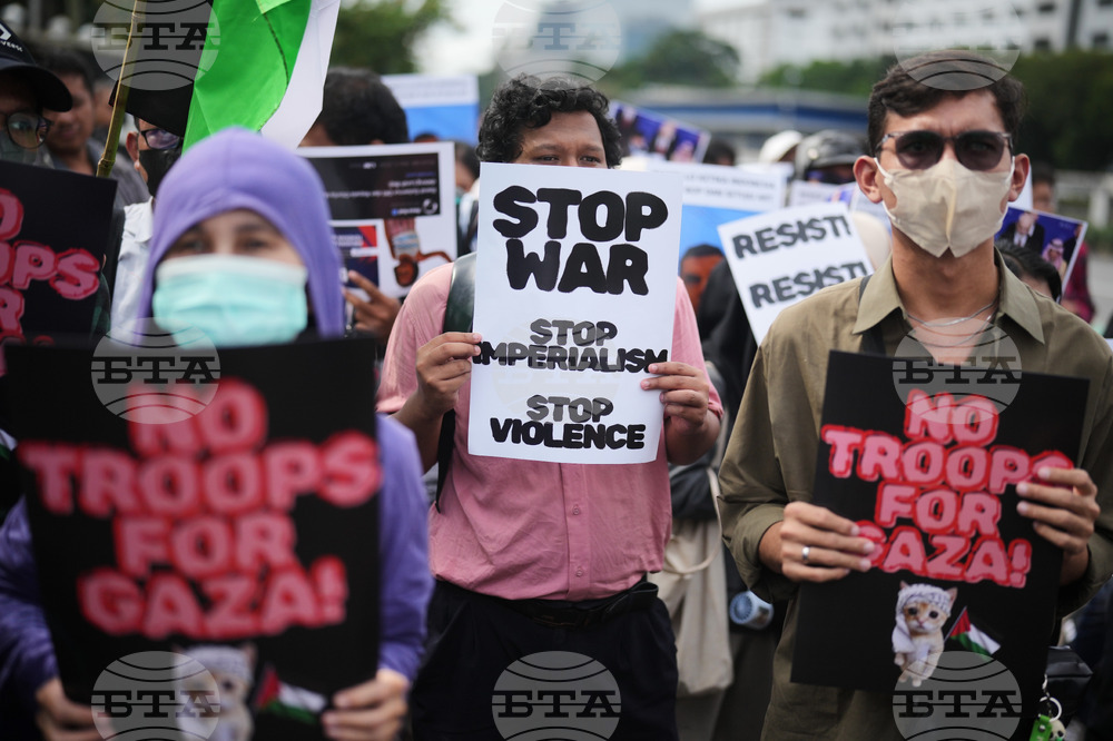 Indonesia Board of Peace Protest