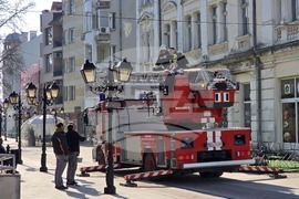 Видин - емблематична сграда - декоративен ветропоказател - демонтиране