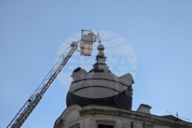 Видин - емблематична сграда - декоративен ветропоказател - демонтиране