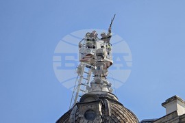 Видин - емблематична сграда - декоративен ветропоказател - демонтиране