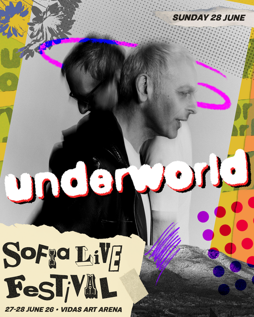 Британското дуо Underworld оглавява втория ден на Sofia Live Festival