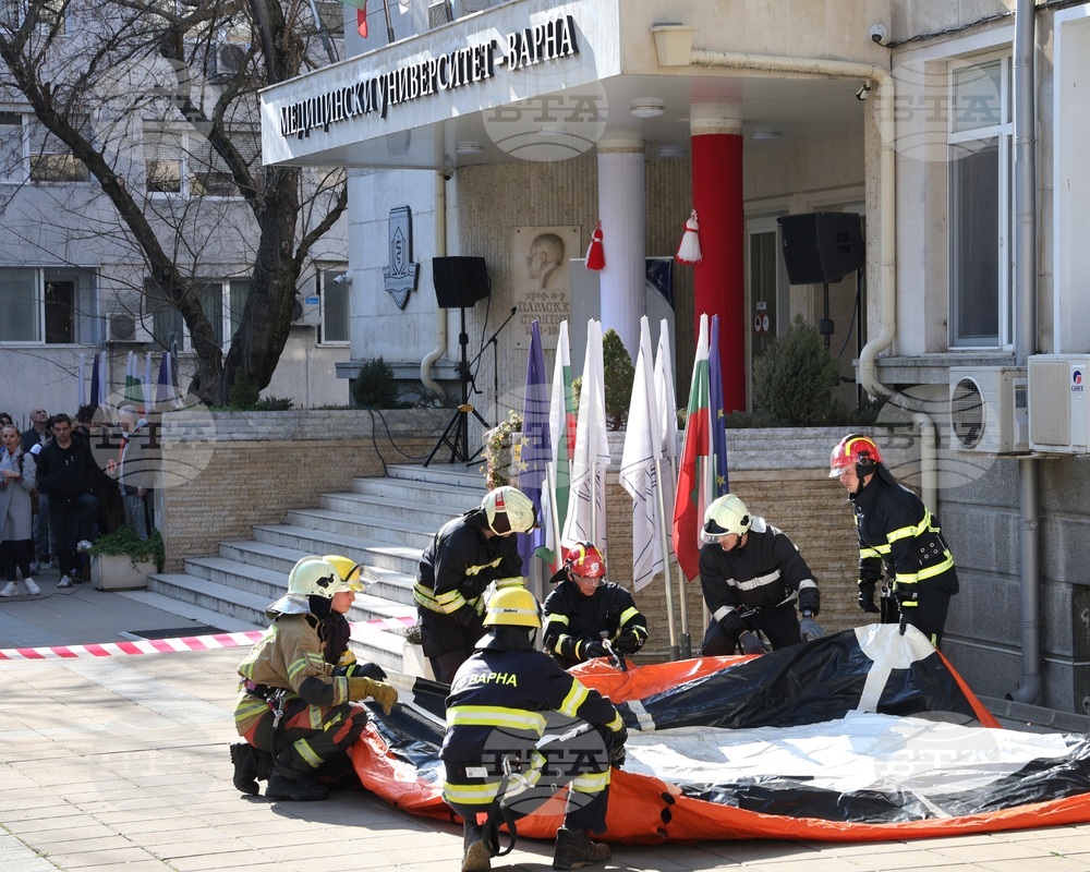 Варна - Практическа симулация на пожар