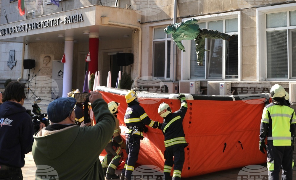 Варна - Практическа симулация на пожар