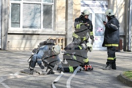 Варна - Практическа симулация на пожар