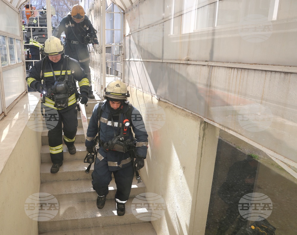 Варна - Практическа симулация на пожар