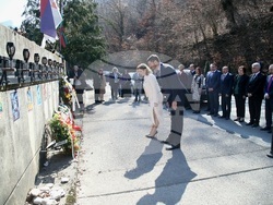 Черна гора - почит към загиналите при трагедията в река Лим