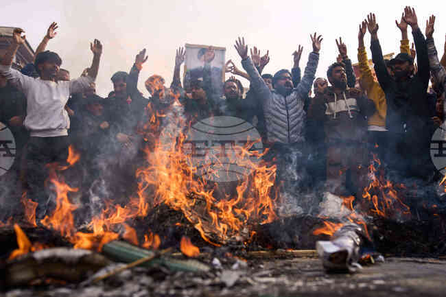 APTOPIX India US Israel Iran Protest