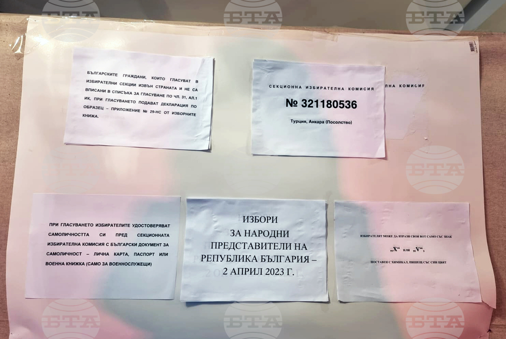Турция - Анкара - парламентарни избори - български граждани - гласуване