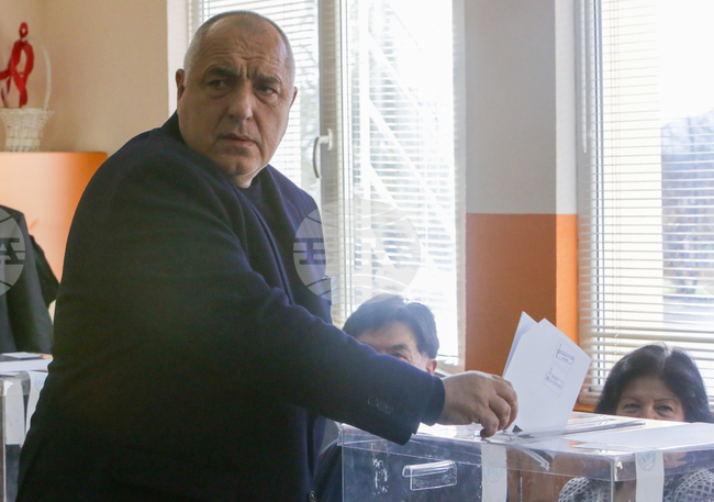  Банкя - парламентарни избори - гласуване - Бойко Борисов