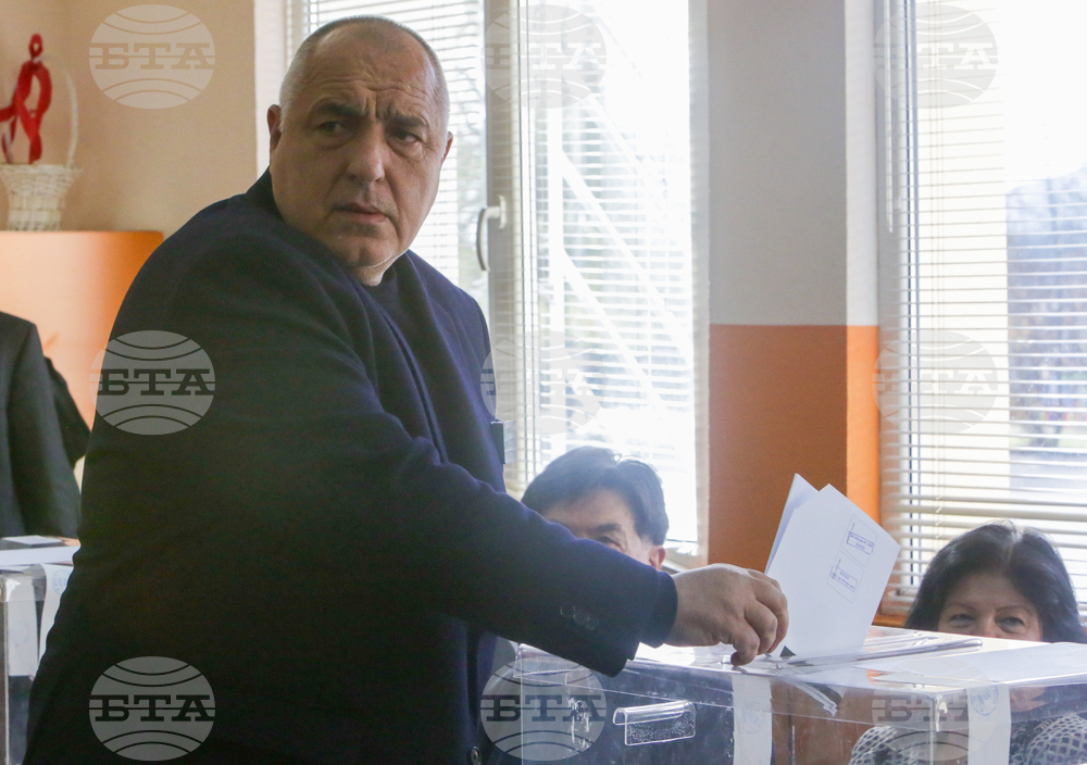 Банкя - парламентарни избори - гласуване - Бойко Борисов
