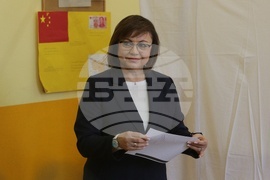 Парламентарни избори - Корнелия Нинова - гласуване