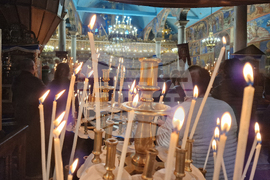 Долна баня - храм „Света Богородица“ - Малко повечерие - патриарх Даниил