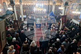 Долна баня - храм „Света Богородица“ - Малко повечерие - патриарх Даниил