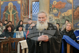 Долна баня - храм „Света Богородица“ - Малко повечерие - патриарх Даниил