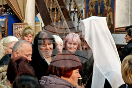 Долна баня - храм „Света Богородица“ - Малко повечерие - патриарх Даниил