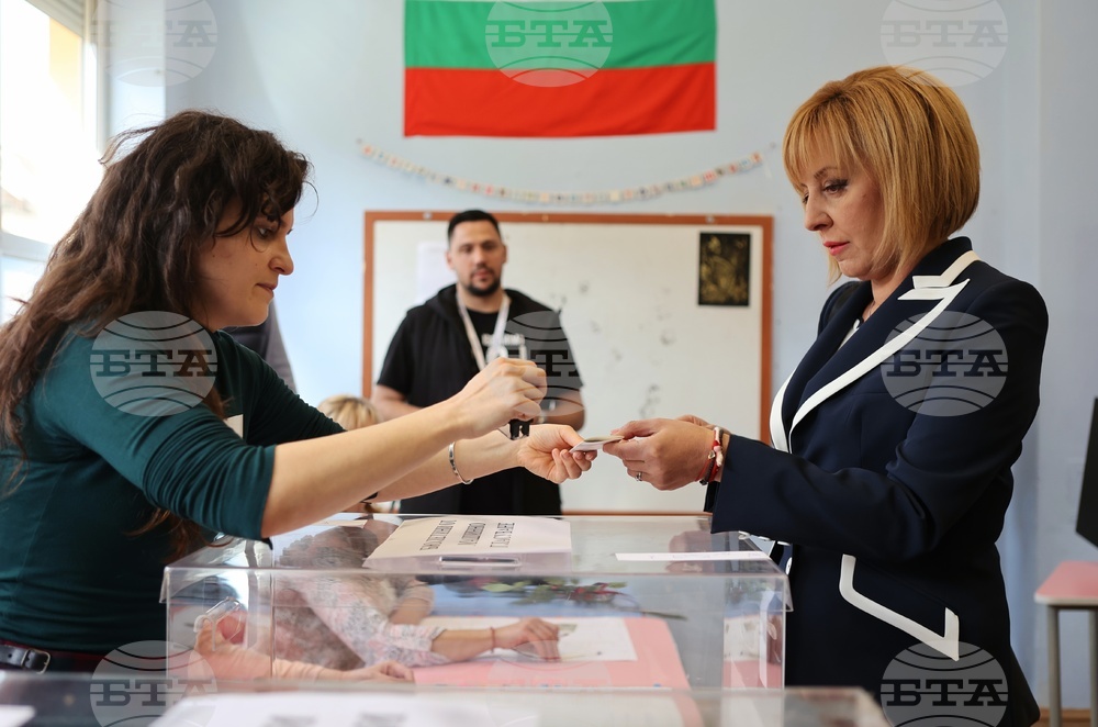 Парламентарни избори - Мая Манолова - гласуване