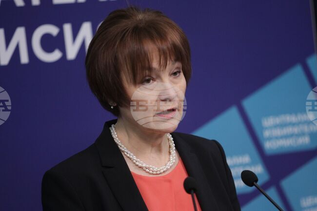 Централна избирателна комисия - брифинг - Росица Матева