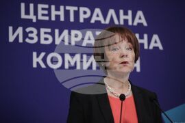 Централна избирателна комисия - брифинг - Росица Матева