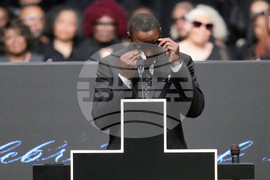 APTOPIX Jesse Jackson Memorial