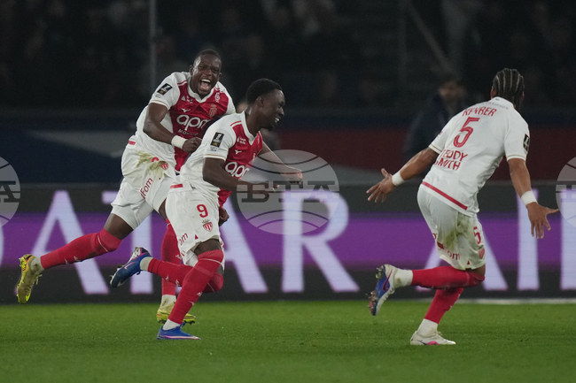 Монако достигна до трите точки срещу Брест в Лига 1