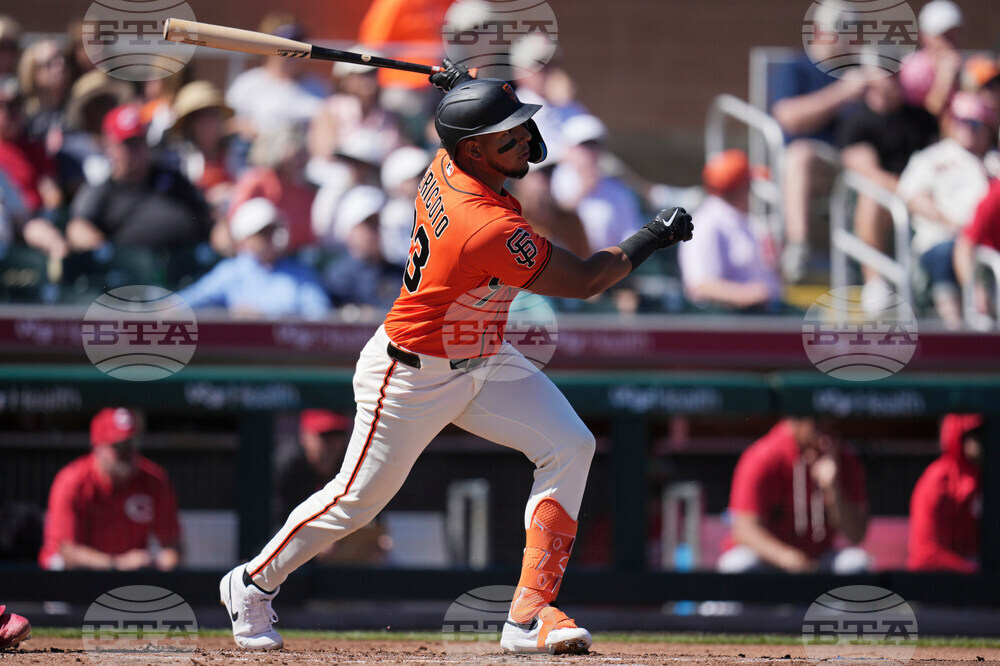 Reds Giants Spring Baseball