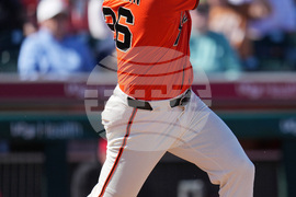 Reds Giants Spring Baseball