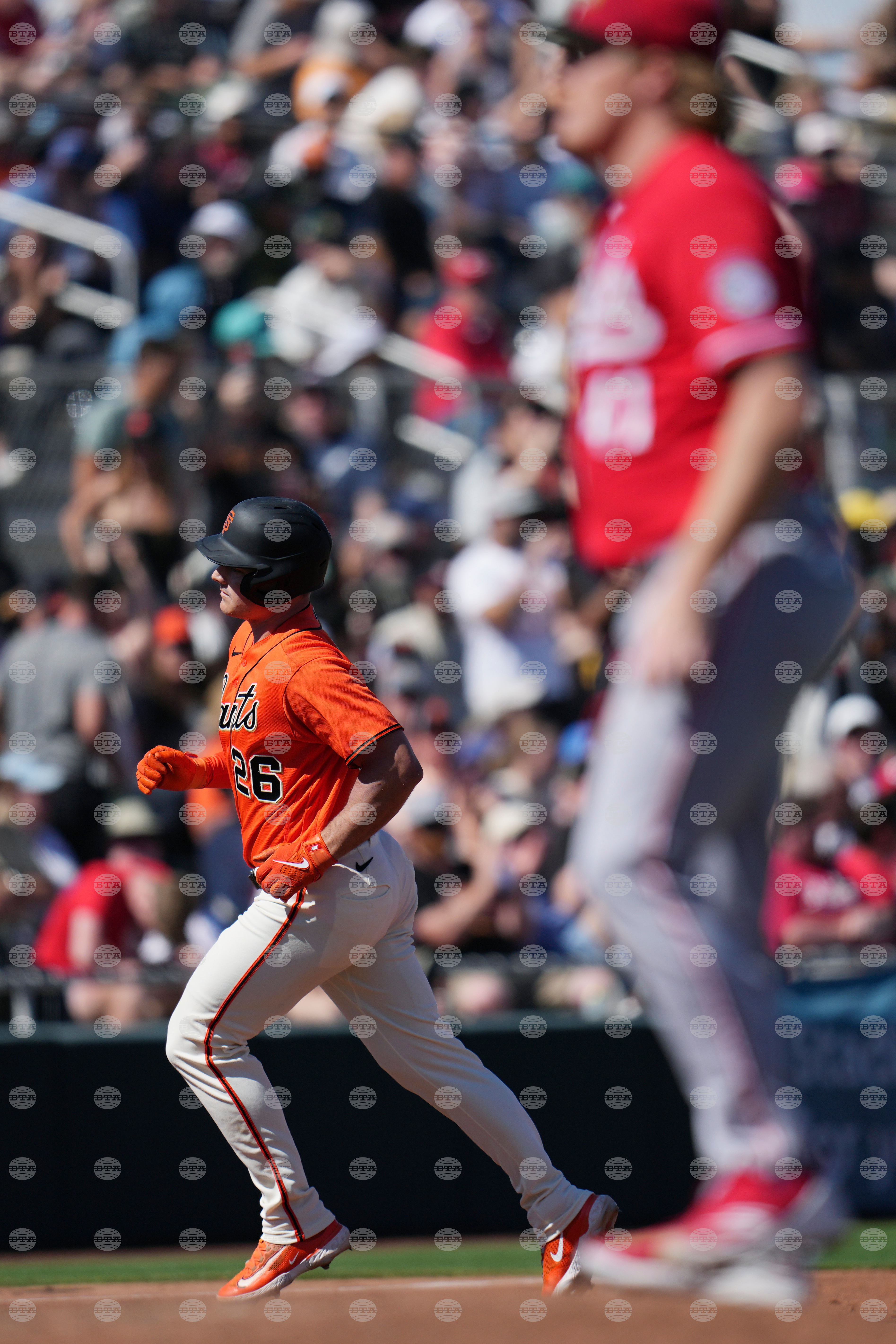 Reds Giants Spring Baseball