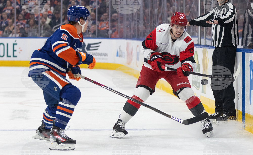 Hurricanes Oilers Hockey