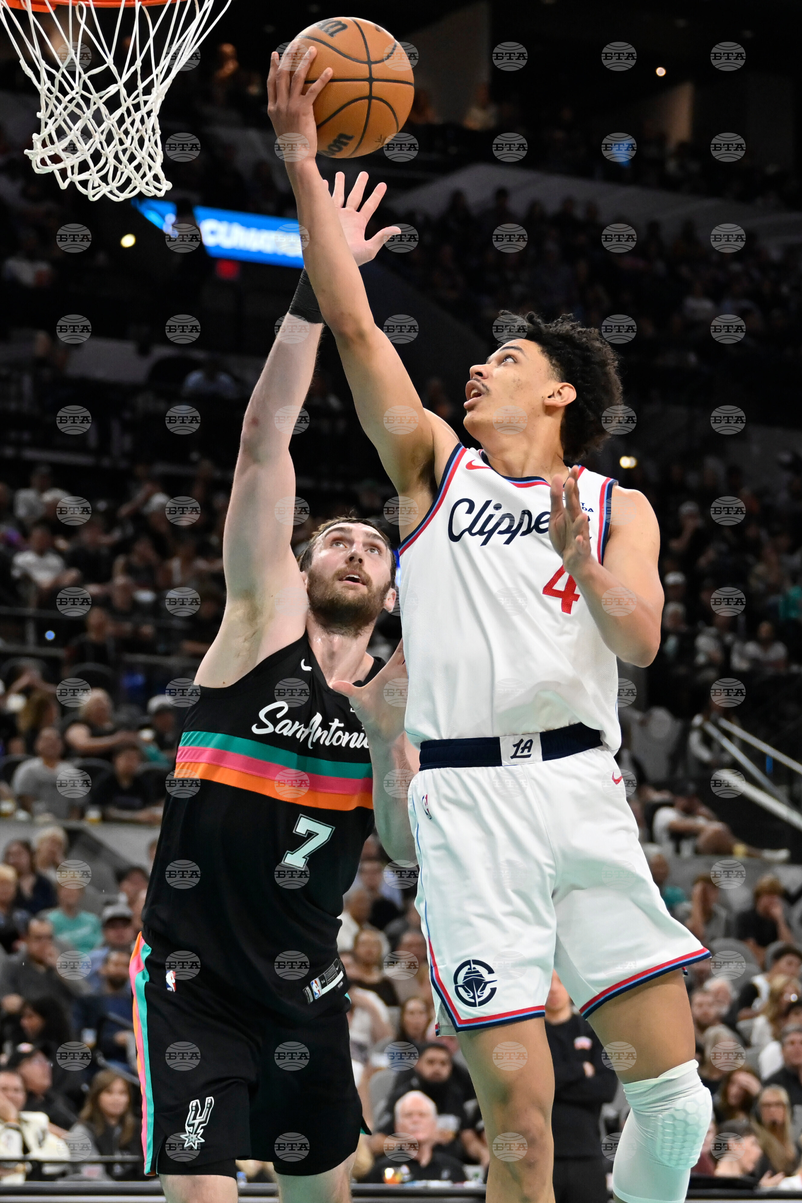 Clippers Spurs Basketball