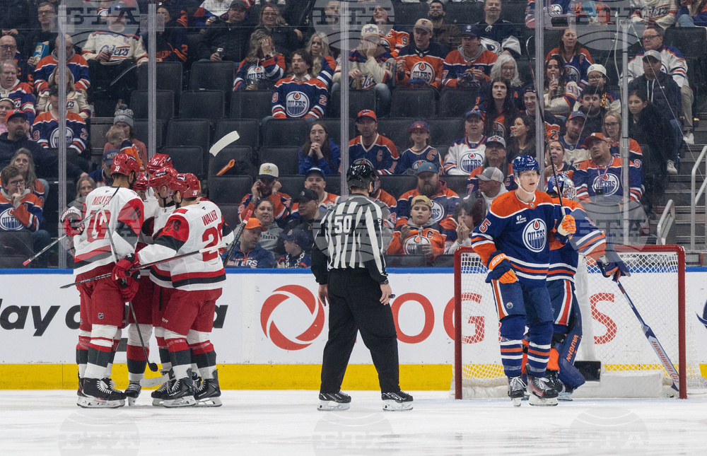 Hurricanes Oilers Hockey