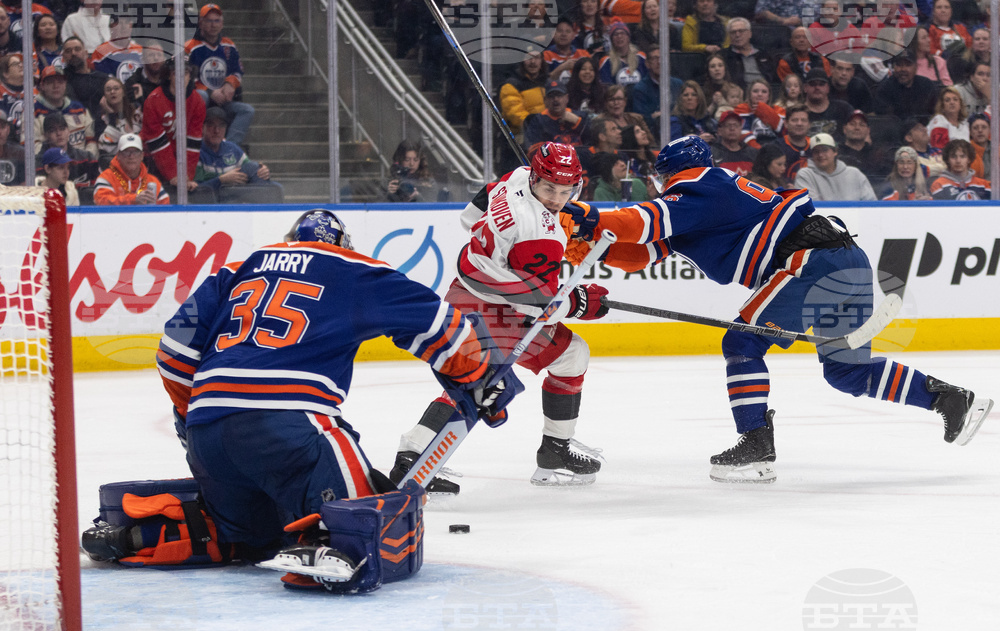 Hurricanes Oilers Hockey