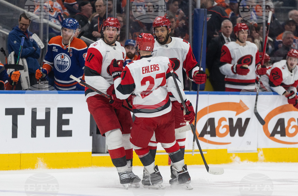 Hurricanes Oilers Hockey