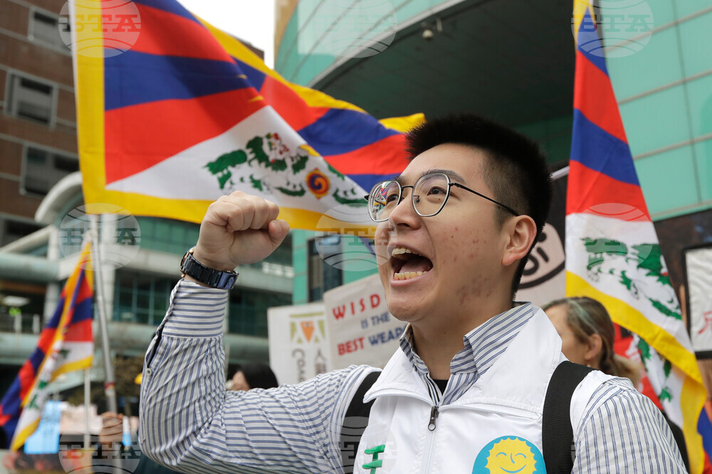 Taiwan Tibet Protest