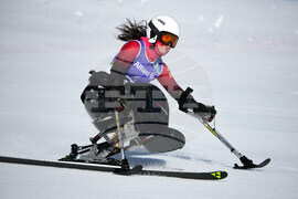 APTOPIX Milan Cortina Paralympics Alpine Skiing