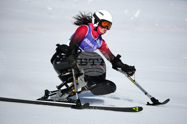APTOPIX Milan Cortina Paralympics Alpine Skiing