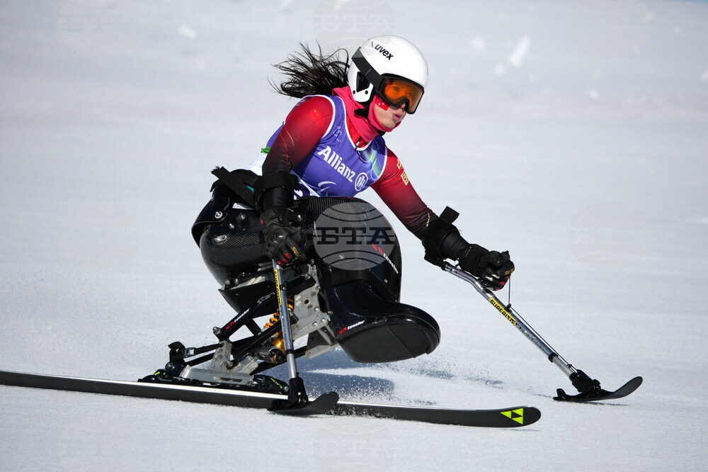 APTOPIX Milan Cortina Paralympics Alpine Skiing