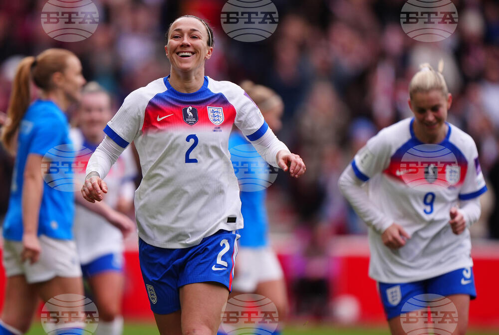 Britain Women's World Cup Qualifier Soccer