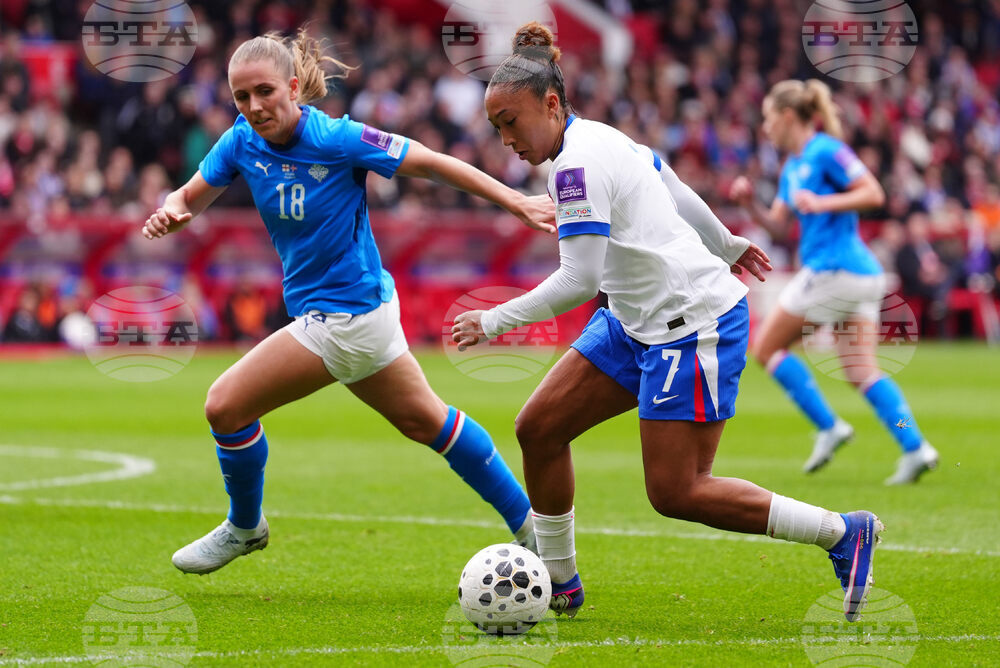 Britain Women's World Cup Qualifier Soccer