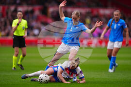 Britain Women's World Cup Qualifier Soccer