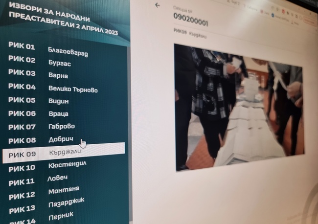 ЦИК определи условията и реда за видонаблюдението след края на изборния ден в СИК при преброяването на гласовете и съставянето на протоколите