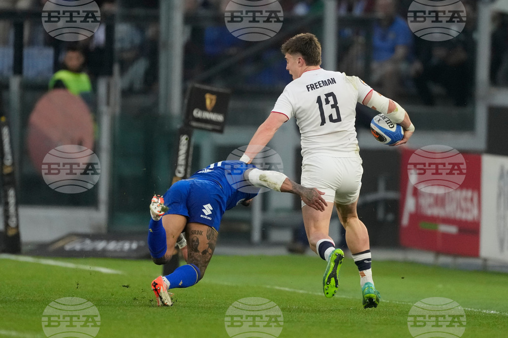 CORRECTION Italy England Six Nations Rugby