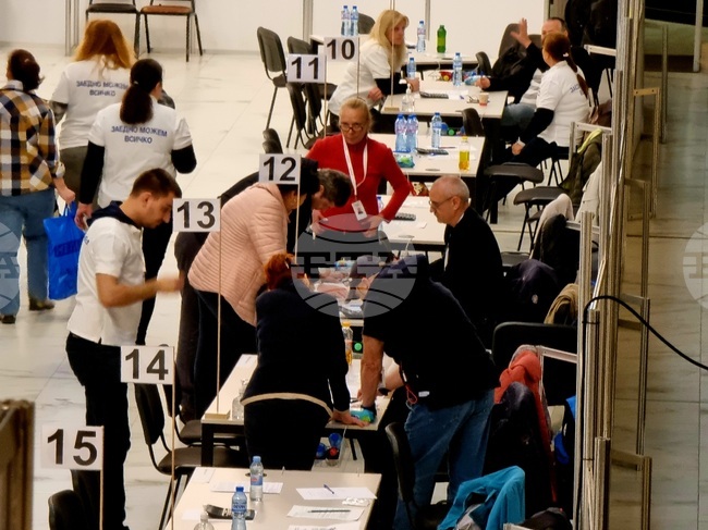 НДК - изборен център - изборни книжа