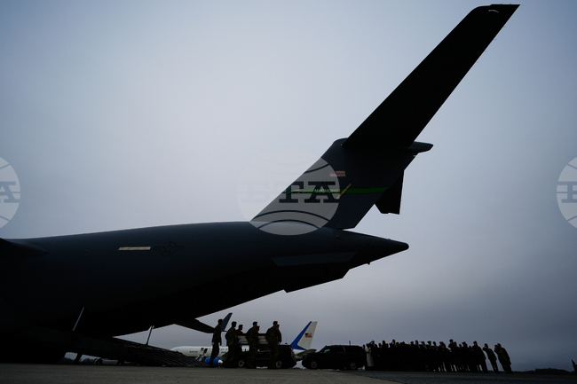 APTOPIX Trump Casualty Return