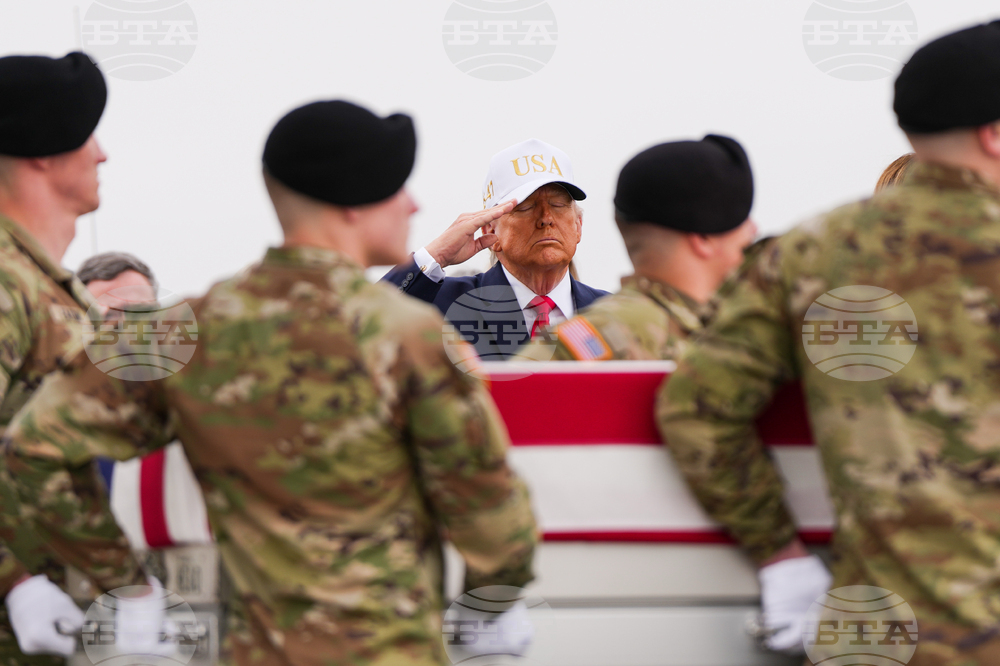 APTOPIX Trump Casualty Return